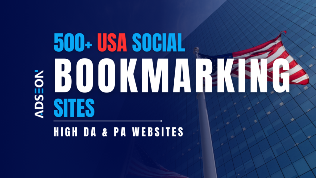 Discover 500+ new free social bookmarking sites in USA to boost your website's visibility, improve SEO, and drive more traffic with quality backlinks.