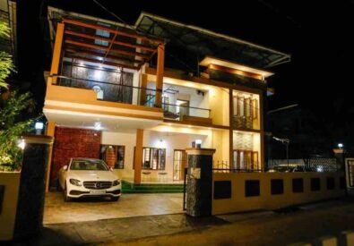 The spacious villas ...