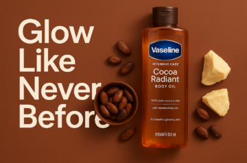 Vaseline Intensive Care Cocoa Radiant Body Oil: Deep Moisture with a Healthy Glow
