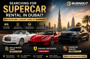 Searching for Supercar Rental in Dubai? Discover 60+ Luxury Cars at Burnout